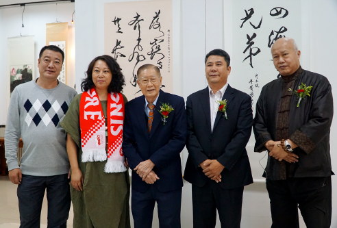 廖宝强，邱程光与朋友